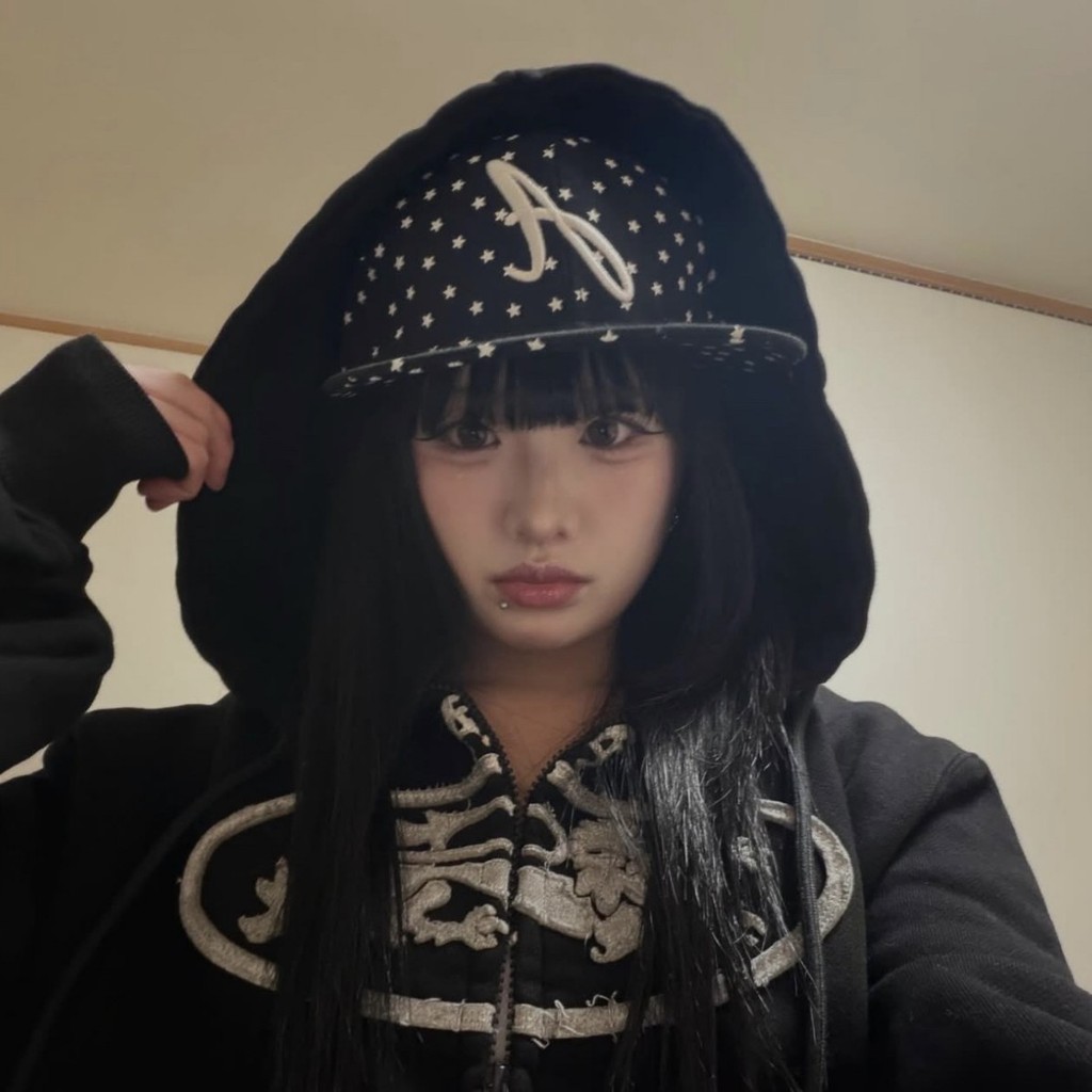 themuseumvisitor Korean Hat Star Letter Heart Peach Embroidery Baseball Cap Korean Style Baseball Ca