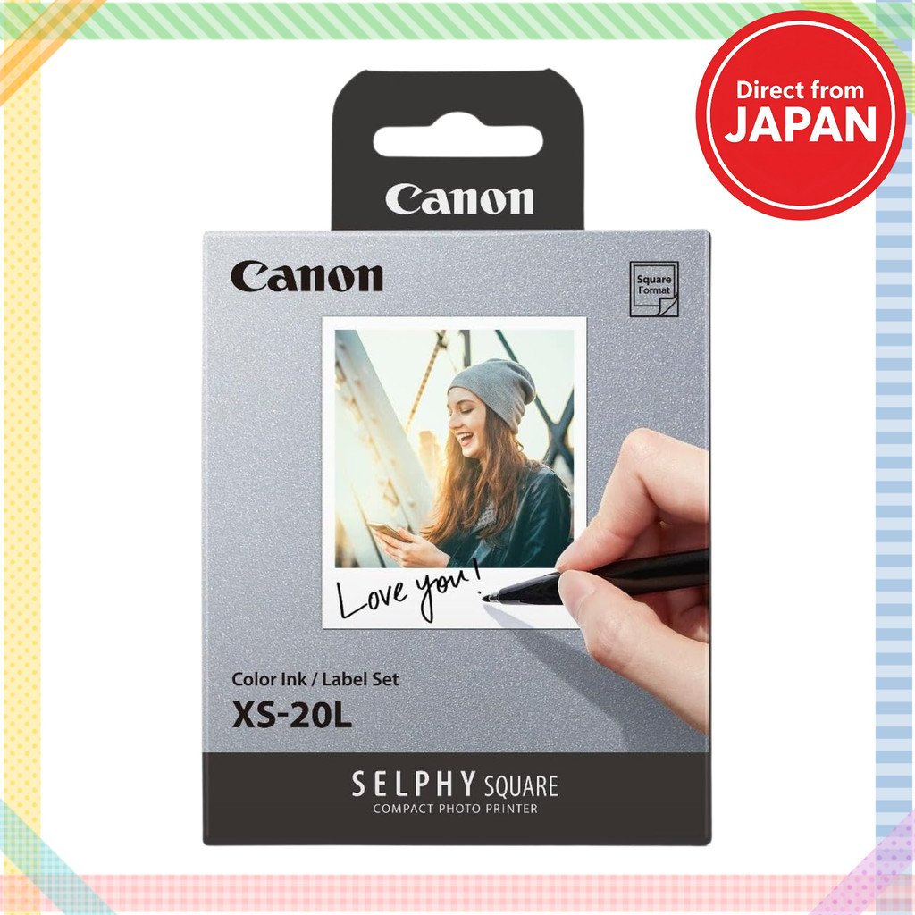 Canon XS-20L Color Ink / Label Set Compatible models: SELPHY QX20 / SQUARE QX10
