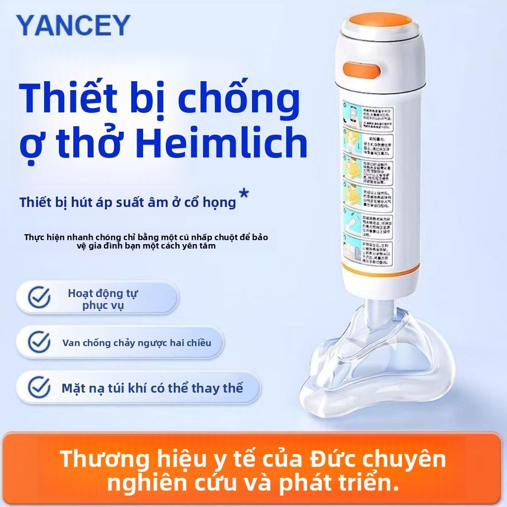 Chính Hãng Heimlik Sơ Cứu Dụng Cụ Tiện Dụng Thiết Bị Chống Khói Phương Pháp Sơ Cứu Thiết Bị Hút Trẻ Em Gia Đình Respira