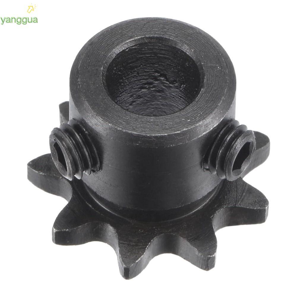 Bánh xích lăn YANGGUA, Dây đơn 1 / 4 "Pitch 25 Chain 9 Răng bánh răng, với Bộ vít C45 Thép Carbon Ox