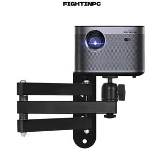 Giá đỡ treo tường FIGHTINPC, Giá đỡ máy chiếu có thể điều chỉnh đa góc bằng thép Carbon, Giá đỡ máy chiếu chắc chắn đa năng xoay 360 độ cho XGMI / JMGO /