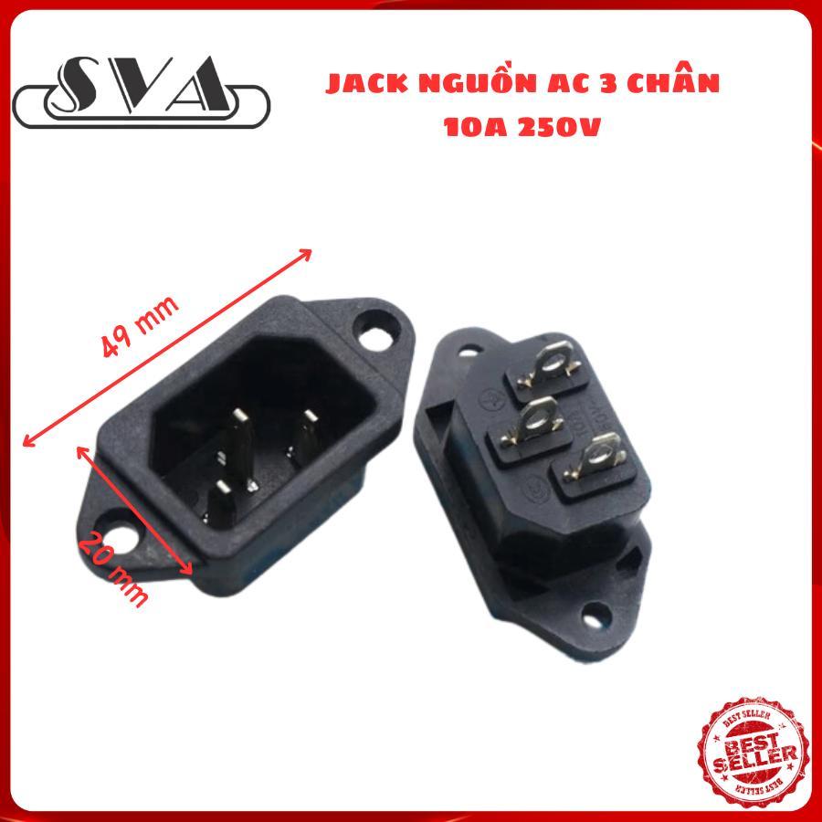 Jack nguồn AC 3 chân (ổ AC amply)