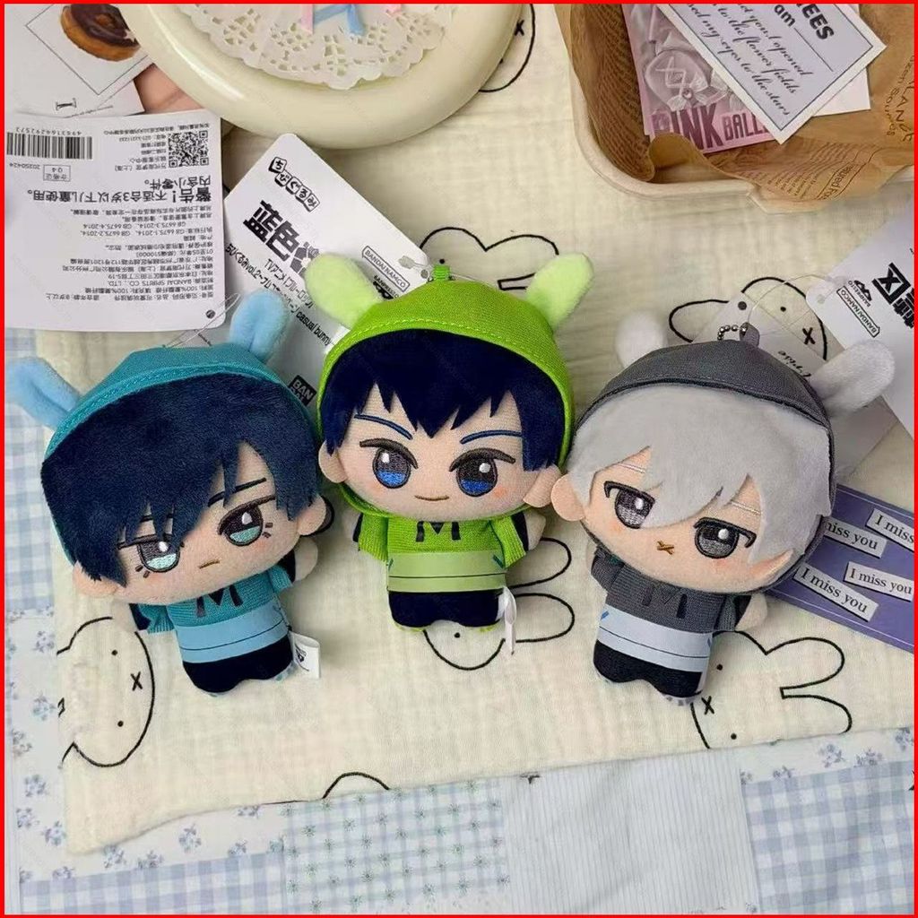 SQ5 KHÓA XANH Itoshi Rin Isagi Yoichi Nagi Seishiro Plushie Anime Hàng Hóa Sang Trọng Túi Búp Bê Quy