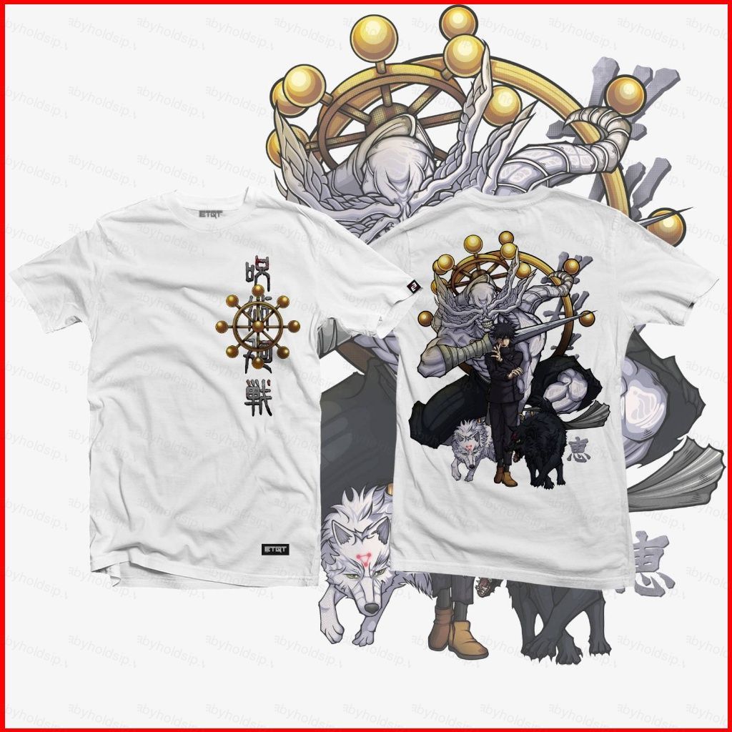 Áo sơ mi ngắn tay cosplay Megumi Fushiguro Jujutsu Kaisen, style thời trang casual