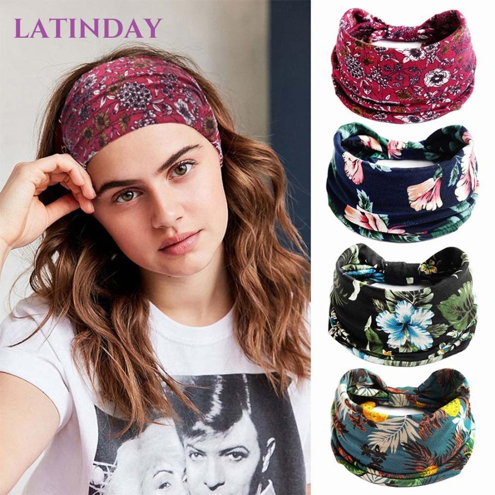 LATINDAY Băng đô Bohemian thời trang với họa tiết Bohemian cho bé gái