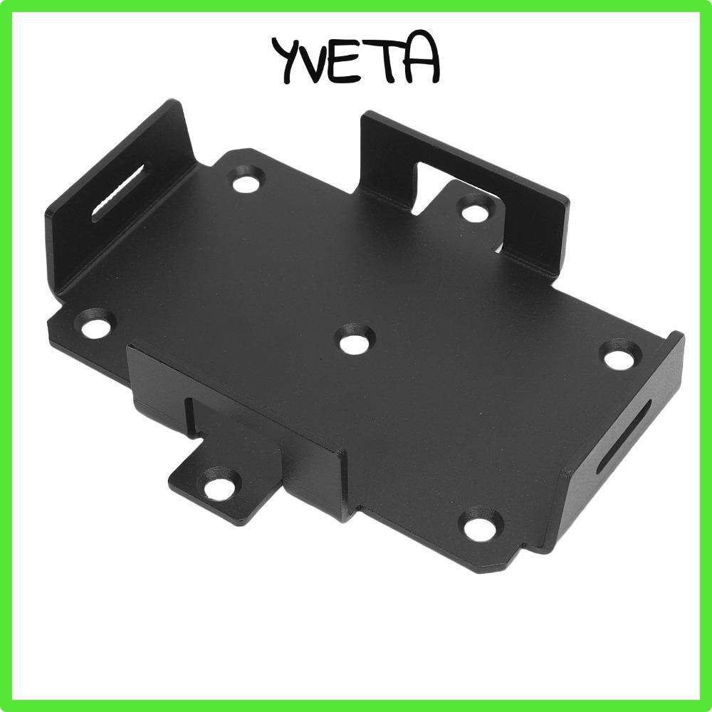 YVETA ​Gắn thuyền nhôm​, Dây đeo giữ​ Khay pin nhỏ bằng nhôm​, Nhẹ ​Có thể điều chỉnh ​Đen ​Khay Gắn