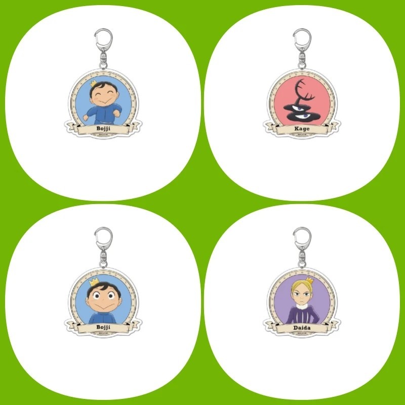 Móc khóa Anime Ranking of Kings Ousama Ranking Bojji Kage Daida Acrylic Mica 6cm trang trí túi xách 