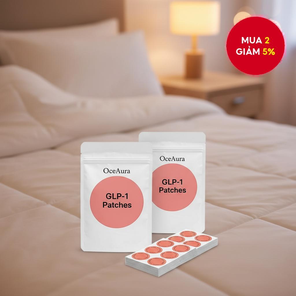 30 miếng dán GLP-1 - Chứa L-Glutamine, Berberine, Chromium