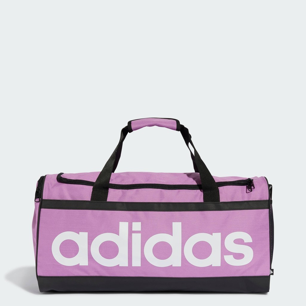 adidas Phong cách sống Túi Duffel Linear Essentials Cỡ Trung Unisex Màu tím IZ1898