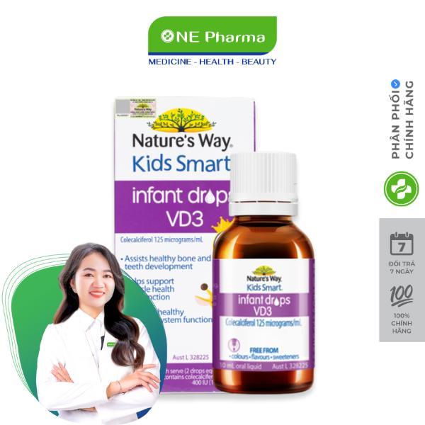 Siro Nature's Way Kids Smart Infant Drops VD3 Bổ Sung Vitamin D3 Cho Bé - 13ml