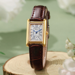 Đồng hồ nữ thời trang vuông Đồng hồ nữ Cảm giác cao cấp Đơn giản Niche Thắt lưng học sinh Đồng hồ thạch anh 3.10 B