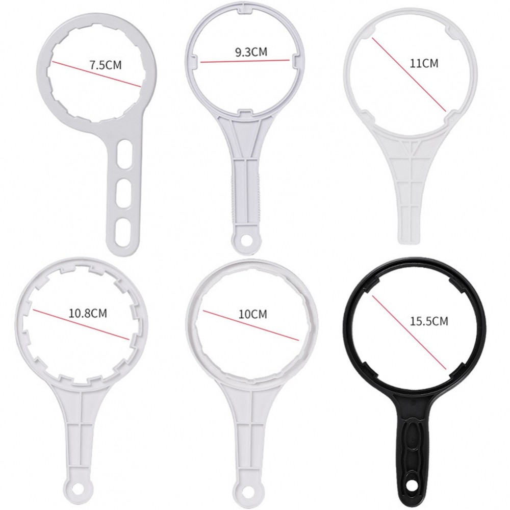 Slim Line Housing Công cụ cờ lê RO Phù hợp với tất cả 10 vỏ lọc nước tiêu chuẩn