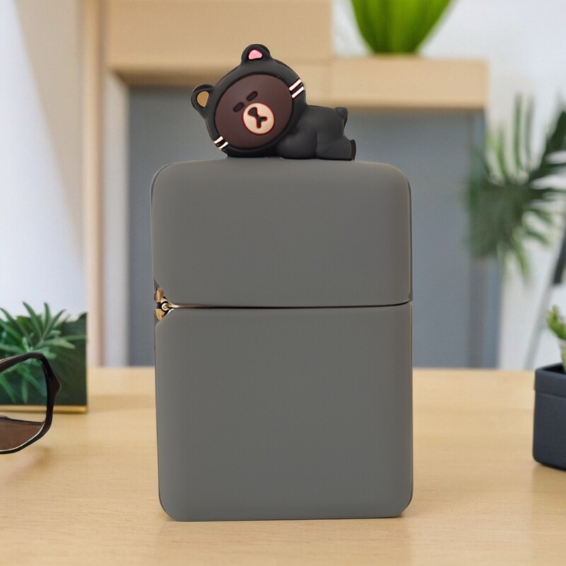 Thích hợp cho zippo Lighter Vỏ bảo vệ Kerasene Lighter Vỏ silicon Zoro Máy thông thường Vỏ silicon D