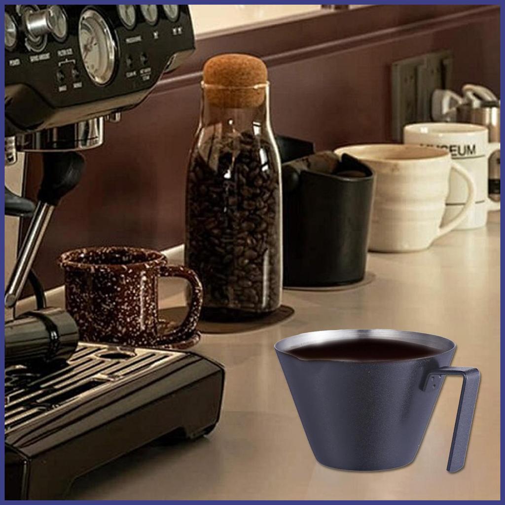 Cốc đo Espresso Thép không gỉ Espresso Cốc có tay cầm Phụ kiện cà phê Espresso chuyên nghiệp Espress