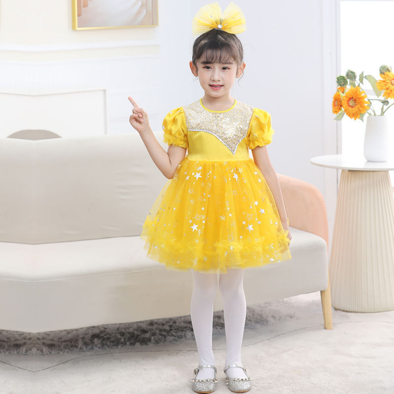 [Thân thiện với làn da mềm mại] We Are All Little Stars Trang phục khiêu vũ cho trẻ em Trang phục bi