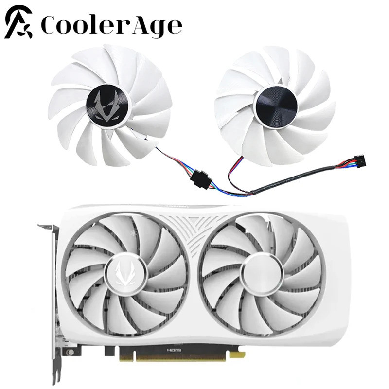 8​Quạt Card Video 8MM GA92S2U RTX4060 Cho ZOTAC RTX 4060 8GB TWIN EDGE OC WHITE Card Đồ Họa Quạt Làm