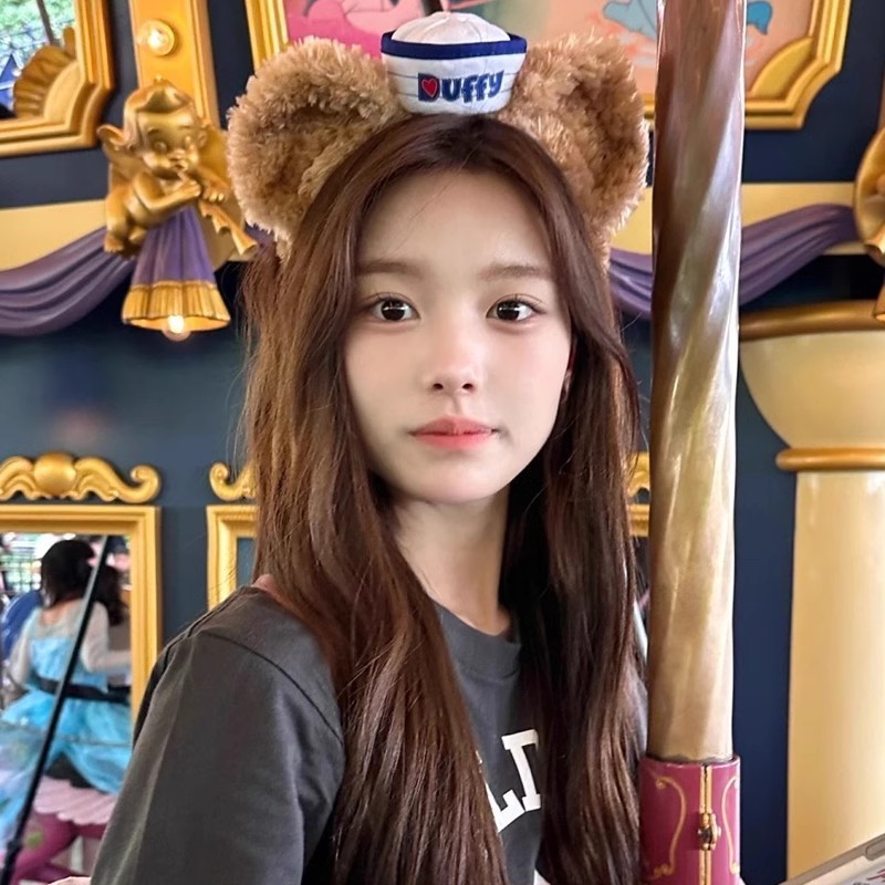 Duffy Duffy Duffy Băng Đô Gấu Nữ Mũ Hải Quân Công Viên Giải Trí Ảnh Dễ Thương Sang Trọng Băng Đô Mũ 