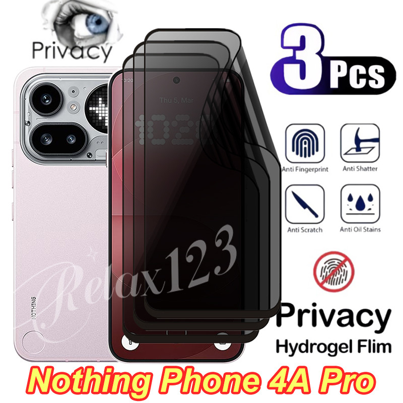 Không có gì Điện thoại 4A Pro 5G 3 Phim Hydrogel chống bảo mật không có gì Điện thoại 4A 4A Pro Điện