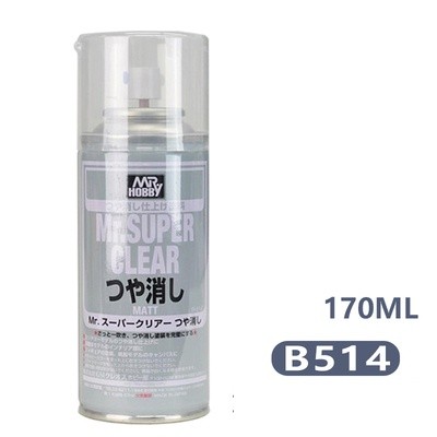 X-Bình Sơn Xịt bảo vệ chống trầy xước mô hình gundam Mrhobby Topcoat Super Clear Matt B514 Mờ