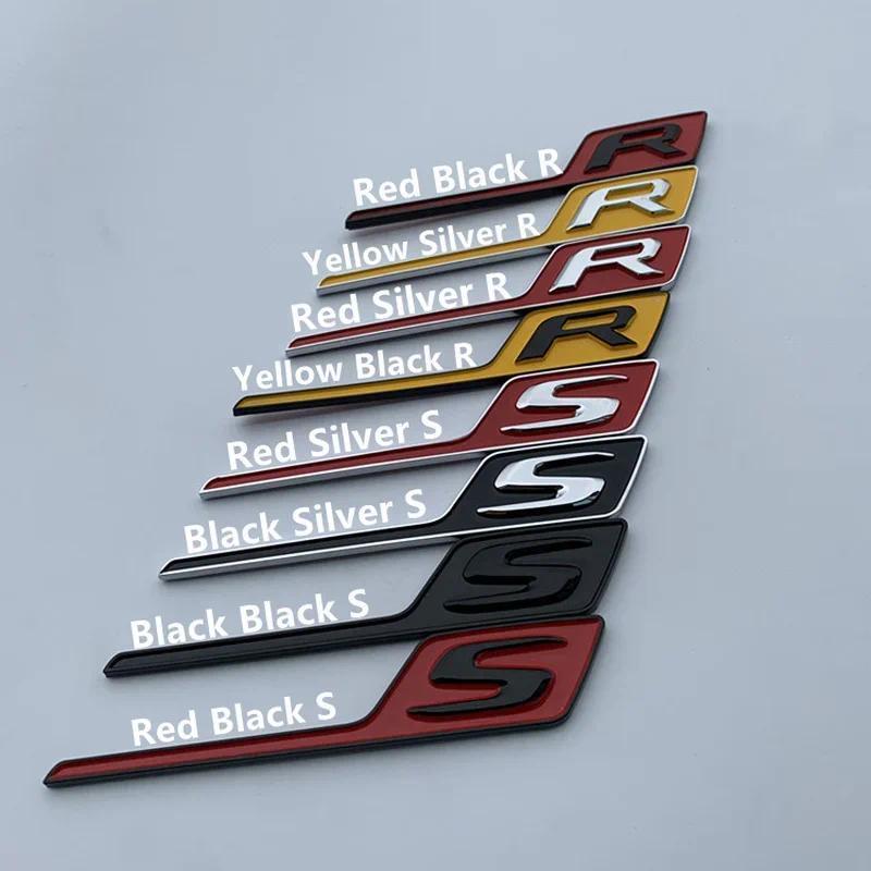 Kiểu Dáng Xe Mới Dài S R Thư Thân Cây Biểu Tượng Logo Huy Hiệu Miếng Dán Cho GTR GTS C63S E63S GLC63