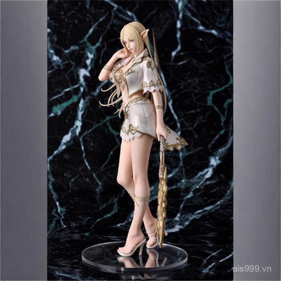 A5AR [Cash commodity and quick delivery]Lineage Heaven White Elf Female mage 1/7 Boxed doll figurine