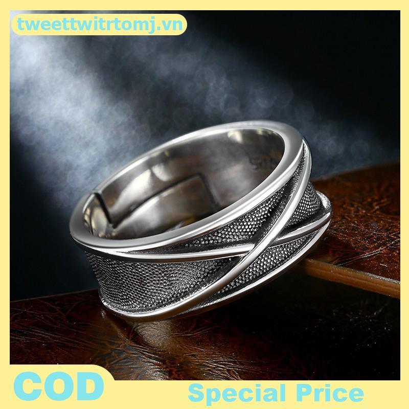 Tác phẩm Retro Thời Gian Không Gian Goku Black Nhẫn Punk Gothic Mở, Dành Cho Nam, Quà Tặng Perfect C