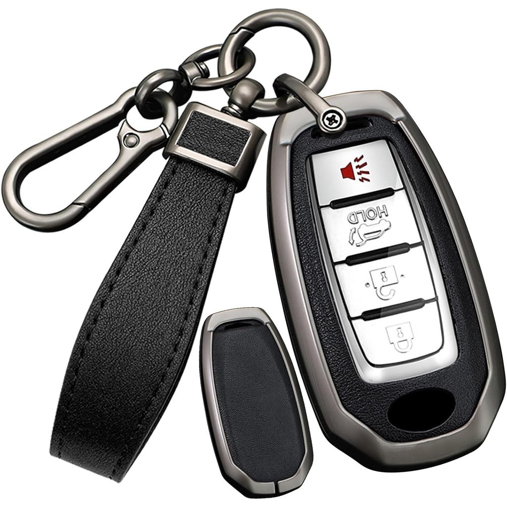 SANRILY Da PU 4 / 5 Nút Chìa Khóa Thông Minh Fob Cover Case Tương Thích Với Infiniti Q50 Q60 QX60 QX