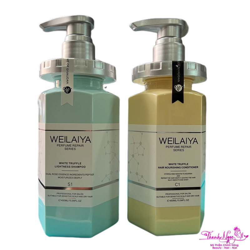 Dầu Gội Phục Hồi Đa Tầng Nấm White Truffle Weilaiya 450mlx2 . TN
