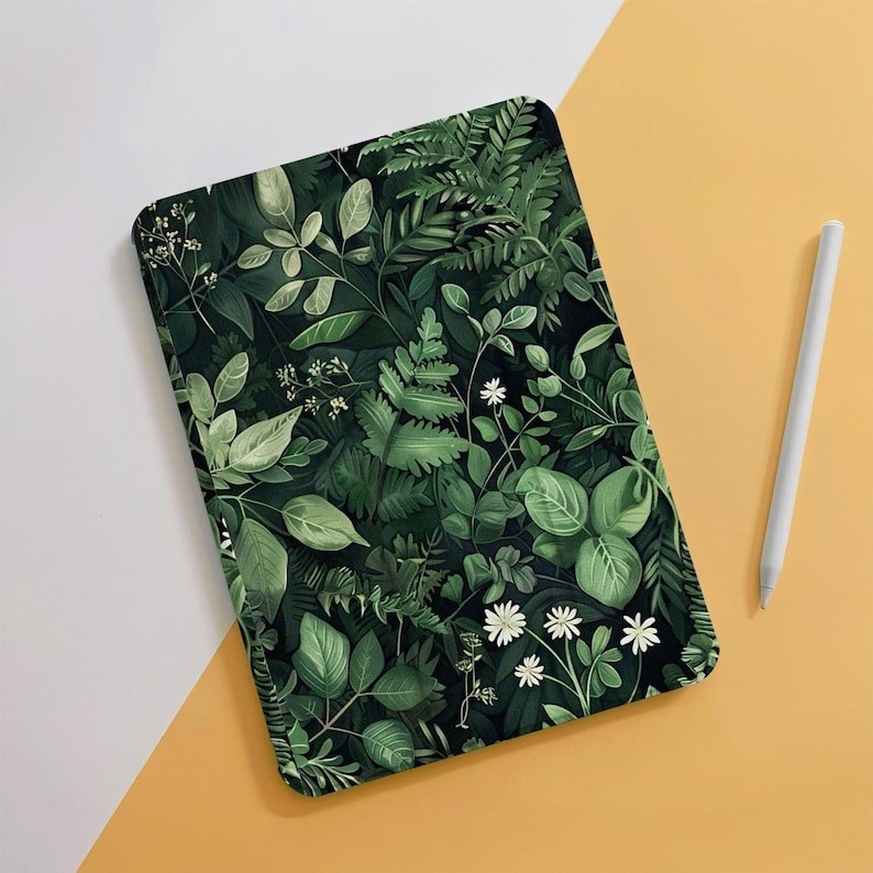 Green Leaves iPad Air Case cho 10.9 10.5 10.2 "iPad 10 / 9 / 8 / 7th Air 5 / 4, Pro 12.9 / 11" inch 