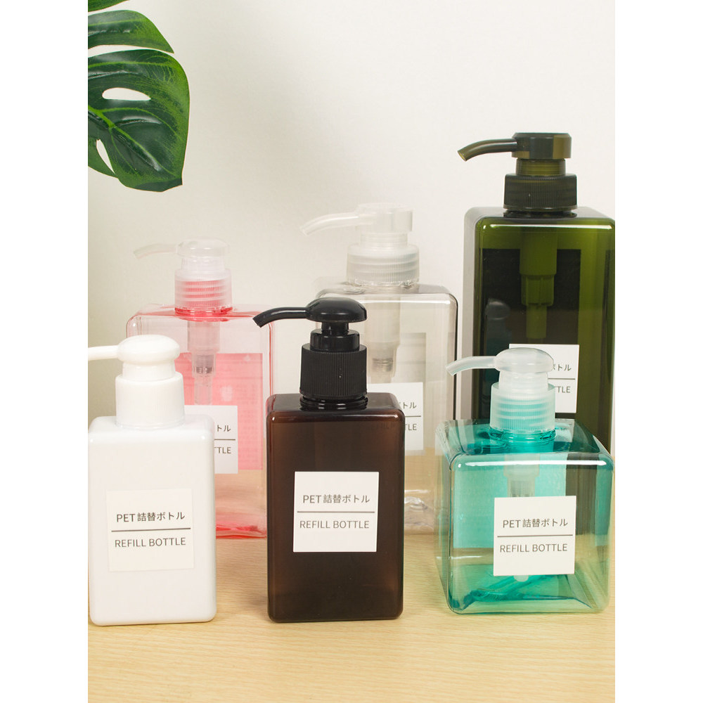 Spot Goods#100ml150ml250mlPETG Lotion bottle, shampoo, hand sanitizer, press-type empty refillable r