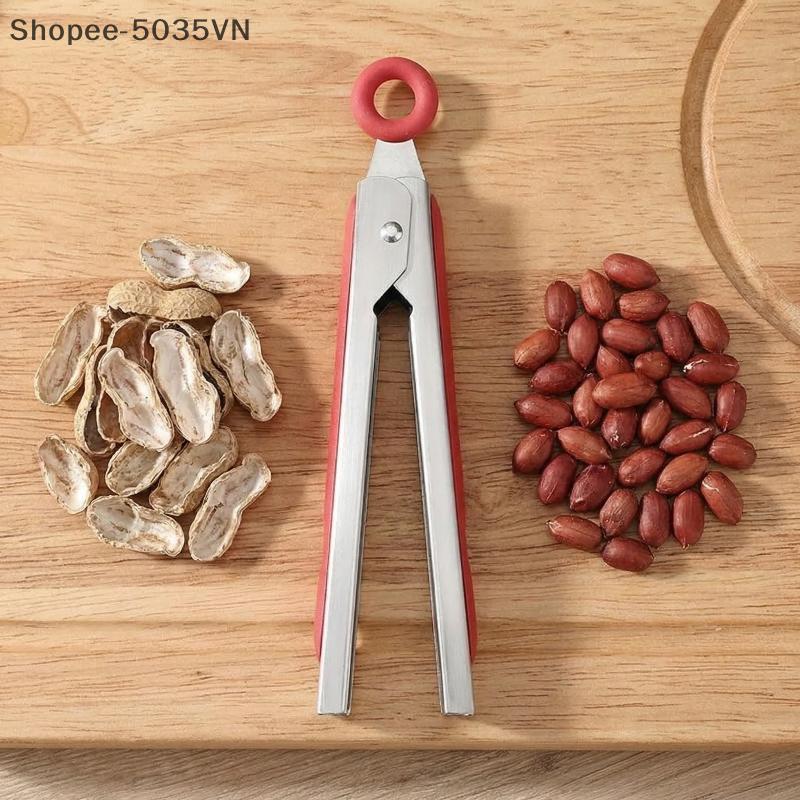 {AKIN} Dụng cụ gọt vỏ đậu phộng bằng thép không gỉ Kìm gọt vỏ Nutcraer Phù hợp với hạnh nhân Pecans 