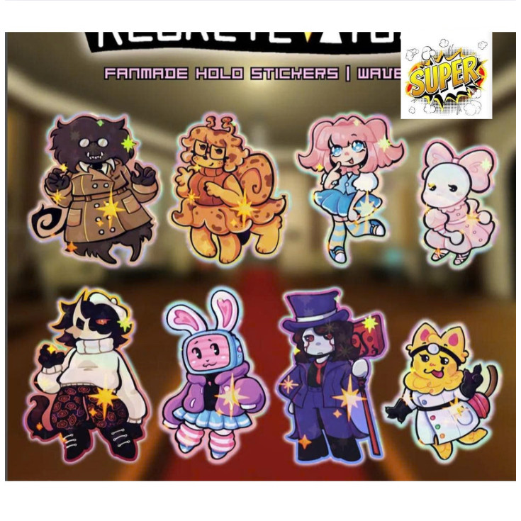Móc khoá REGRETEVATOR WAVE 1 KEYCHAINS | Folly, Melanie, Stat, Mozelle, Mach, Dr. Retro, Split, Bive