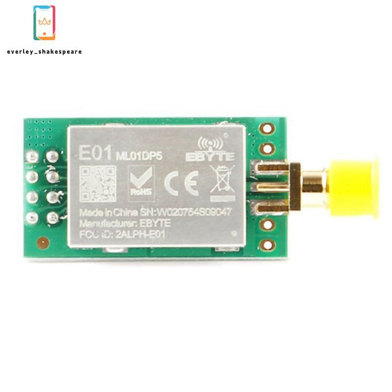 Mô-đun thu phát không dây E01-ML01DP5 NRF24L01P + PA + 2.4G Mô-đun không dây điều khiển từ xa 2500M