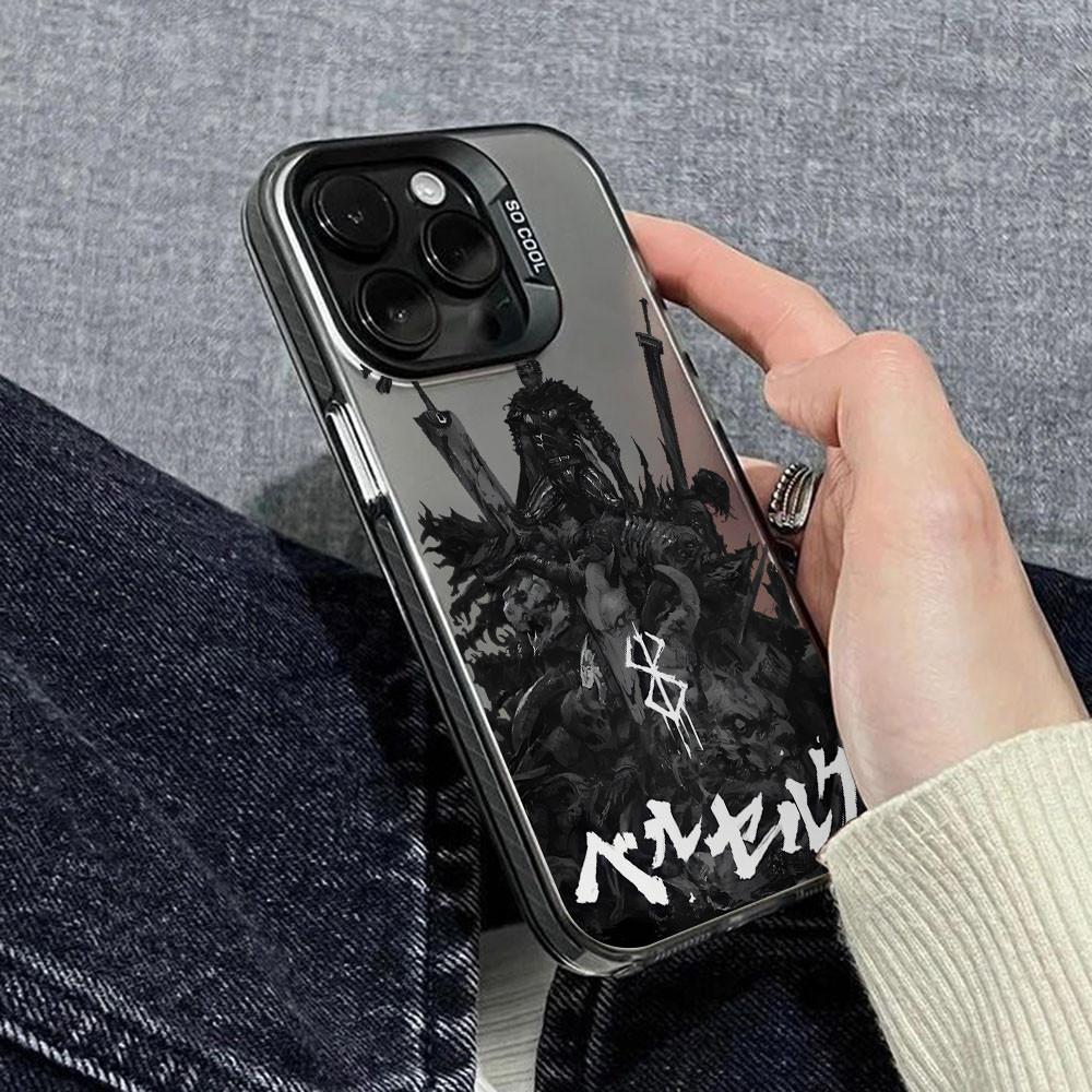 Ốp lưng nóng bỏng Anime Berserk cho Apple iPhone 17 Air 16 15 14 Plus 13 12 11 Pro Max X XR XSMAX 8 