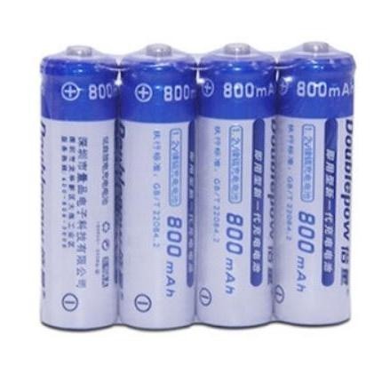 [HCM]Bộ 4 pin sạc AA Double Pow 12V 800mAh (Pin tiểu)