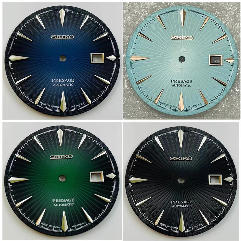 Phong cách mới NH35 Đường kính mặt số 35mm Cocktail Không sửa đổi bề mặt phát sáng NH35A Phụ kiện đồ