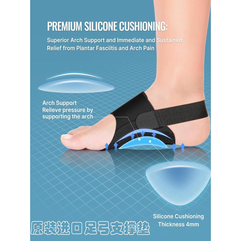 Arch Pad Arch Corrector Shape Corrector Đế lót Dép Chân phẳng Ngang Arch Collapse Hỗ trợ Đế tập chân
