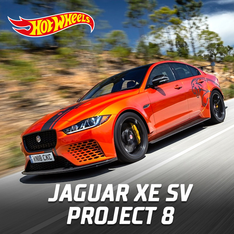 Mẫu XE hợp kim Jaguar Jaguar XE SV Project 8 Đồ chơi mô phỏng Mẫu XE C4982