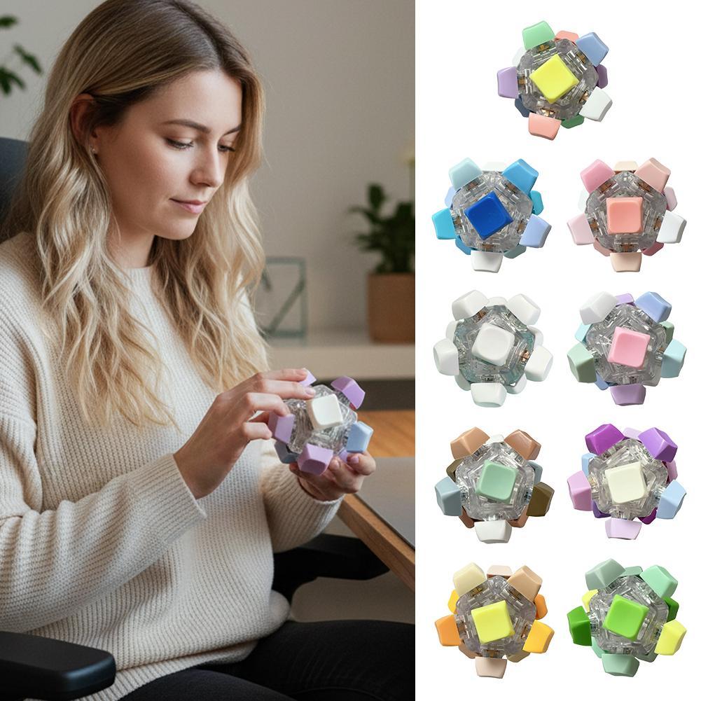 Bàn phím LED nhiều nút Đồ chơi Fidget dành cho người lớn, Bàn phím Clicker có đèn LED Fidget Căng th