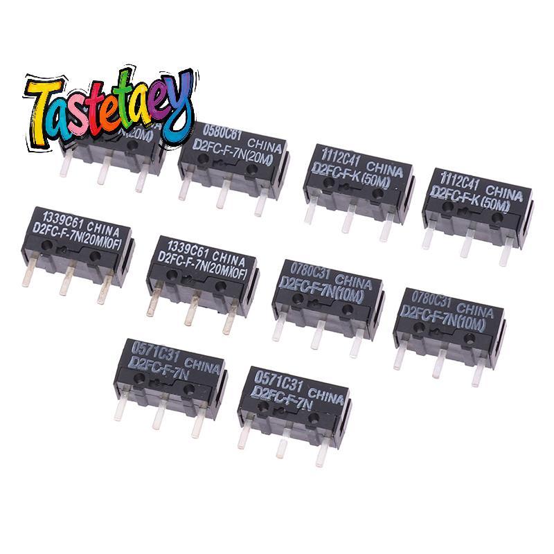 AdaChoi 2 Chuột Micro Switch D2FC-F-7N 10M 20M D2FC-F-K (50M) -RZ D2F D2F-01 D2F-01F D2F-L D2F-01L D