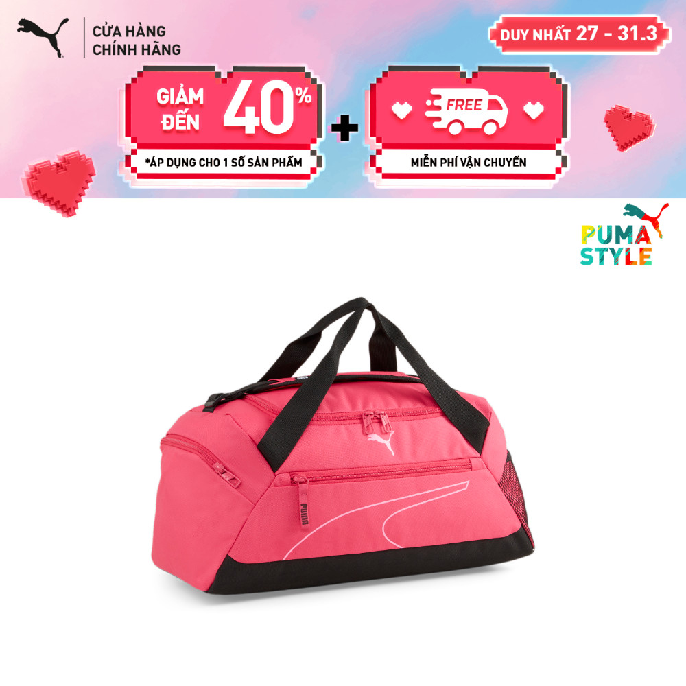 Túi Trống Thể Thao PUMA Unisex Fundamentals Sports Bag S Garnet Rose-Fast Pink Màu Hồng