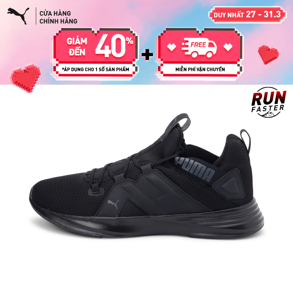 Giày Chạy Bộ PUMA Nam Contempt Demi Black-Asphalt Màu Đen