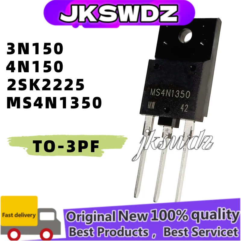 1-5 miếng nguyên bản mới 3N150 STFW3N150 K2225 2SK2225-E MS4N1350 4N150 STFW4N150 TO-3PF MOS FET ống