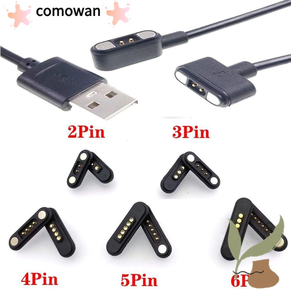 Đầu nối từ tính COMOWAN Pogopin, Đầu nối Pin Pogo từ tính 2Pin 3Pin 4Pin 5Pin DC dòng điện cao, Ổ cắ