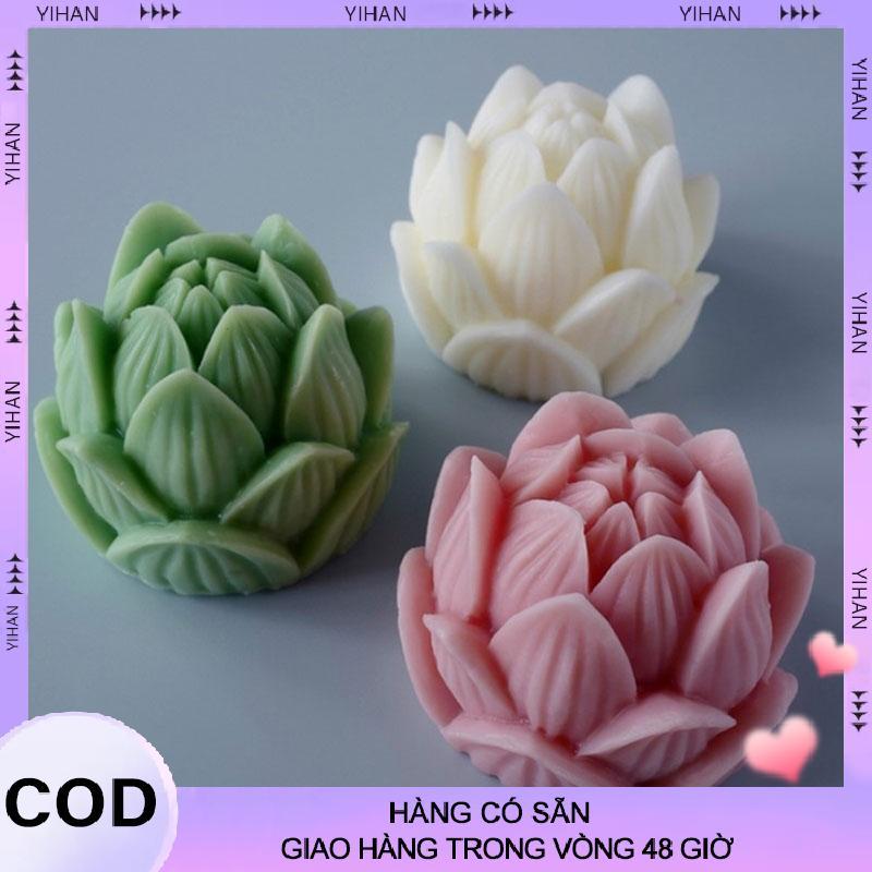 Khuôn Silicone Hoa Sen cho Nến và Xà phòng DIY - Việt Nam