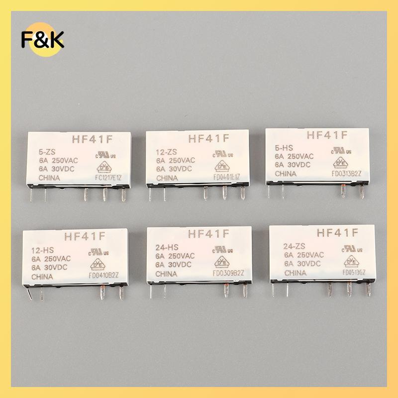 F & K HF41F-24-ZS HF41F-12-ZS HF41F-5-ZS HF41F-5-HS HF41F-12-HS HF41F-24-HS Rơle công nghiệp Submini