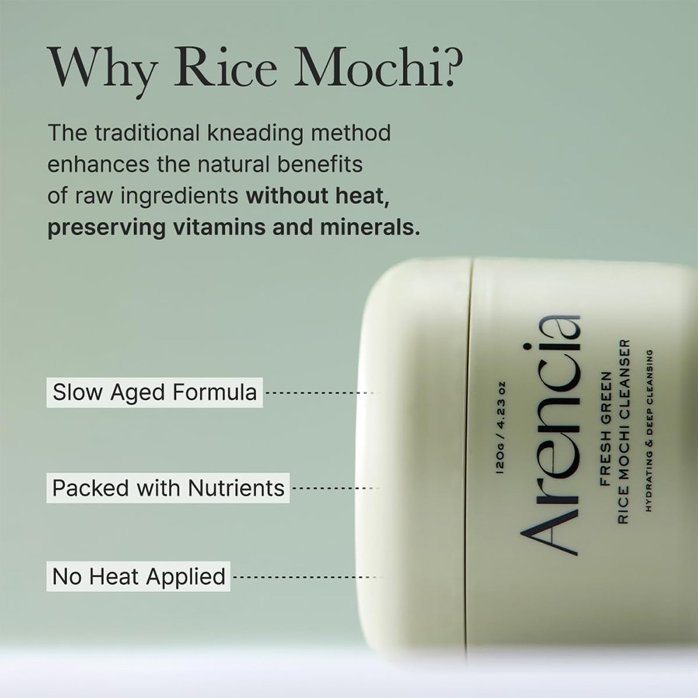 Arencia  Fresh Green Rice Cake Mochi Soap Cleanser  120ml