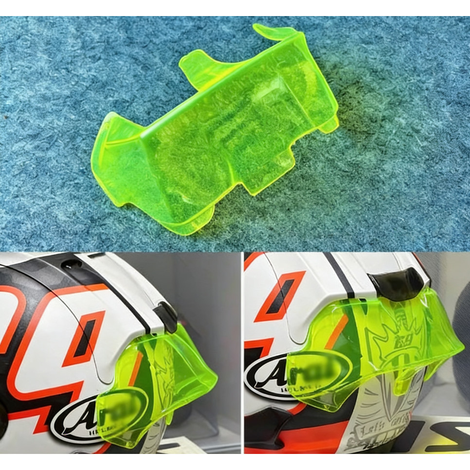 Dành Cho ARAI RX7X RX-7X RX7V EVO Chaser-X CORSAIR-X Xe Máy Viền Phía Sau Mũ Bảo Hiểm spoiler Mũ Bảo