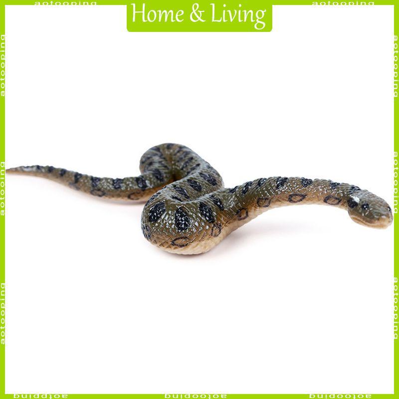 AOTO Vivid Model Green Anaconda Party Đạo cụ lừa tương tác Rắn trông thật