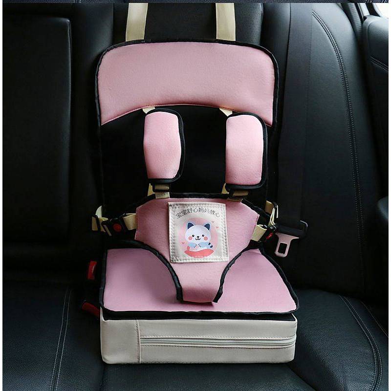 Kids's Car Safety Seat Portable Simple Baby and Infant Car Auxiliary Cushion 0-3-12 Years Old hQ5K